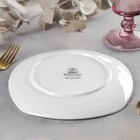 Тарелка фарфоровая десертная Wilmax Ilona, d=19,5 см, цвет белый - фото 4554868