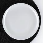 Тарелка фарфоровая обеденная с утолщённым краем Wilmax Olivia Pro, d=23 см, цвет белый - фото 320133871