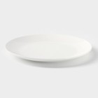Тарелка фарфоровая обеденная с утолщённым краем Wilmax Olivia Pro, d=23 см, белая - Фото 2