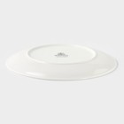 Тарелка фарфоровая обеденная с утолщённым краем Wilmax Olivia Pro, d=23 см, белая - Фото 3