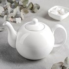 Чайник фарфоровый заварочный Wilmax Olivia «Классика», 1,1 л, цвет белый - фото 5909738