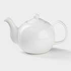 Чайник заварочный Wilmax Olivia «Классика», 1.1 л, фарфор, белый - Фото 1