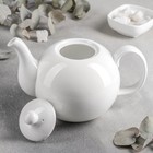 Чайник фарфоровый заварочный Wilmax Olivia «Классика», 1,1 л, цвет белый - Фото 2