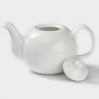 Чайник заварочный Wilmax Olivia «Классика», 1.1 л, фарфор, белый - Фото 2