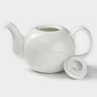 Чайник заварочный Wilmax Olivia «Классика», 1.1 л, фарфор, белый - Фото 4