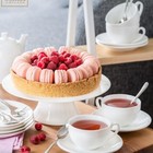 Кофейная пара Wilmax, 2 предмета: чашка 160 мл, блюдце d=14.3 см, фарфор, белая - Фото 4