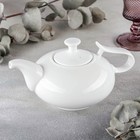 Чайник фарфоровый заварочный Wilmax, 800 мл, цвет белый - фото 8457209