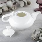 Чайник фарфоровый заварочный Wilmax, 800 мл, цвет белый - Фото 2