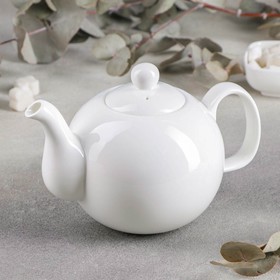 Чайник фарфоровый заварочный Wilmax Olivia «Классика», 800 мл, цвет белый