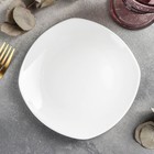 Тарелка фарфоровая пирожковая Wilmax Ilona, d=16,5 см, цвет белый - фото 10196114
