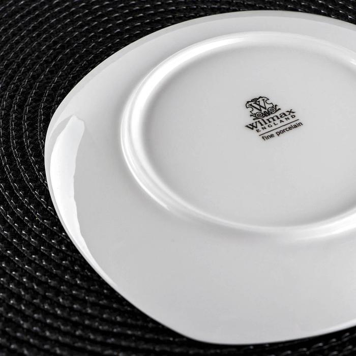 Тарелка фарфоровая пирожковая Wilmax Ilona, d=16,5 см, цвет белый - фото 1927272872