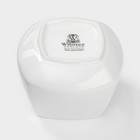 Сахарница с крышкой Wilmax Ilona, 340 мл, фарфор, белая - Фото 6