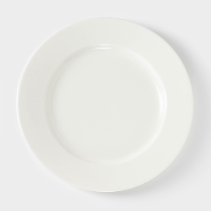 Тарелка фарфоровая десертная Wilmax Stella Pro, d=20 см, цвет белый - Фото 1