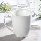 Кружка фарфоровая Wilmax, 380 мл, цвет белый - Фото 2