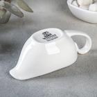 Соусник Wilmax, 100 мл, 13×6×5 см, фарфор, белый - Фото 4