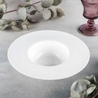 Тарелка фарфоровая для пасты Wilmax, 400 мл, d=22,5 см, цвет белый - фото 3608529