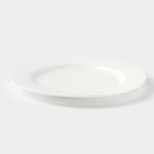 Тарелка фарфоровая обеденная Wilmax Stella Pro, d=23 см, цвет белый - Фото 2