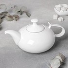 Чайник фарфоровый заварочный Wilmax «Изящество», 1.15 л, цвет белый - Фото 1