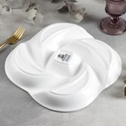 Менажница фарфоровая 5 ячеек Wilmax, d=30 см, цвет белый - Фото 2