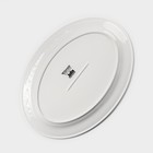 Блюдо фарфоровое овальное Wilmax «Юлия Высоцкая», 36×25.5 см, белое - Фото 4