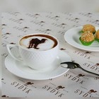 Набор кофейный на 6 персон «Юлия Высоцкая», 6 чашек 90 мл, 6 блюдец, цвет белый - Фото 5