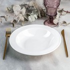 Тарелка фарфоровая глубокая Wilmax, 585 мл, d=23 см, цвет белый - Фото 1