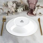 Тарелка фарфоровая глубокая Wilmax, 585 мл, d=23 см, цвет белый - Фото 3