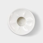 Подставка фарфоровая для подогрева Wilmax, d=13 см, цвет белый - фото 4554996