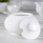 Сахарница фарфоровая, 550 мл, с крышкой - Фото 2