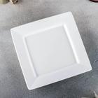 Тарелка фарфоровая квадратная Wilmax Stella, 18,5×18,5 см, цвет белый - Фото 2