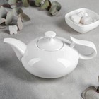 Чайник фарфоровый заварочный Wilmax, 450 мл, цвет белый - фото 317901246