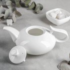 Чайник фарфоровый заварочный Wilmax, 450 мл, цвет белый - фото 4555033