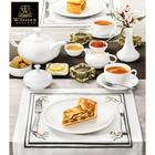 Чайная пара фарфоровая Wilmax Olivia, 2 предмета: чашка 250 мл, блюдце d=15 см, цвет белый - Фото 4