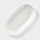 Блюдо Wilmax, 14×7,5 см, фарфор, цвет белый - Фото 1