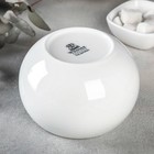 Сахарница с крышкой Wilmax Olivia, 540 мл, фарфор, белая - Фото 3