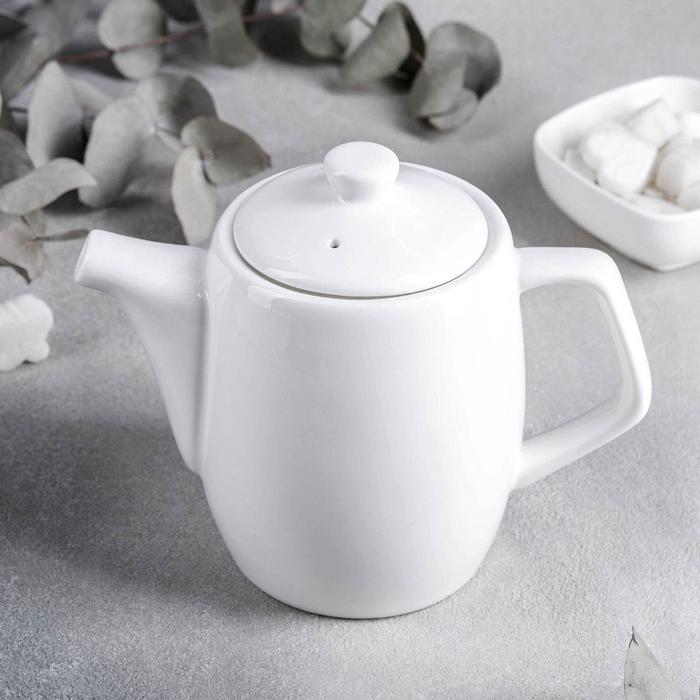 Чайник фарфоровый заварочный Wilmax, 650 мл, цвет белый - фото 1905361774