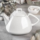 Чайник фарфоровый заварочный Wilmax Ilona, 1,05 л, цвет белый - фото 317901273