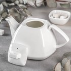 Чайник фарфоровый заварочный Wilmax Ilona, 1,05 л, цвет белый - фото 4555062
