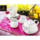 Чайник заварочный Wilmax Ilona, 1.05 л, фарфор, белый - Фото 5