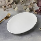 Блюдо фарфоровое овальное Wilmax Olivia, 25,5×17 см, цвет белый - фото 4555073