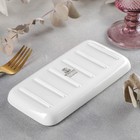 Блюдо прямоугольное Wilmax, 19×10 см, фарфор, цвет белый - Фото 3