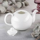 Чайник фарфоровый заварочный Wilmax Olivia «Классика», 500 мл, цвет белый - Фото 2