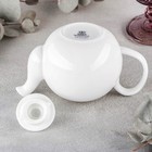 Чайник фарфоровый заварочный Wilmax Olivia «Классика», 500 мл, цвет белый - Фото 6