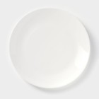 Тарелка пирожковая с утолщённым краем Wilmax Olivia Pro, d=18 см, фарфор, белая - Фото 1