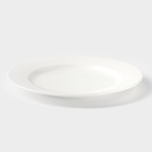 Тарелка обеденная Wilmax Stella Pro, d=25.5 см, фарфор, белая - Фото 4
