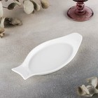 Блюдо для рыбы Wilmax, 22×10.5 см, фарфор, белое - Фото 1