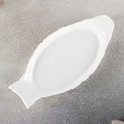 Блюдо для рыбы Wilmax, 22×10.5 см, фарфор, белое - Фото 3