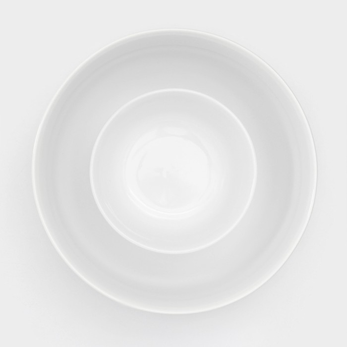 Набор салатников фарфоровых Wilmax «Юлия Высоцкая», 7 предметов: салатник большой d=20 см, салатники малые d=12 см, цвет белый - фото 1908268346