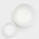 Набор салатников фарфоровых Wilmax «Юлия Высоцкая», 7 предметов: салатник большой d=20 см, салатники малые d=12 см, цвет белый - Фото 5