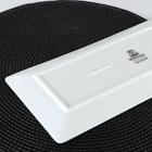 Блюдо для подачи Wilmax, 35.5×14 см, фарфор, цвет белый - Фото 3